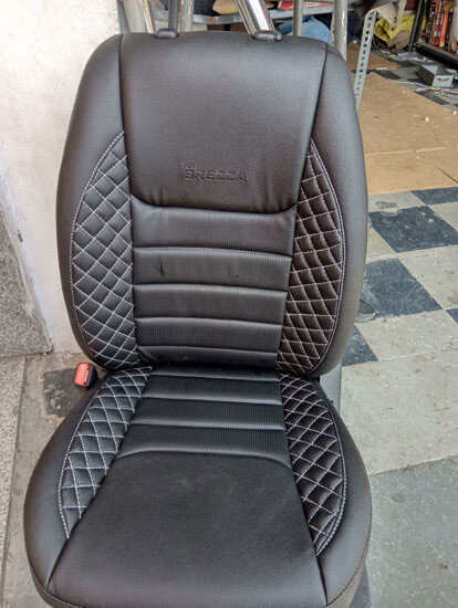 PU Leather Seat Cover for Brezza