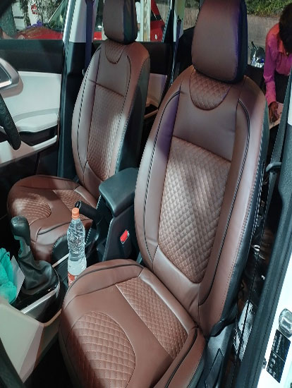 Trident Leather Seat Cover for Kia Carens