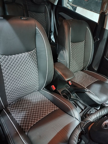 Trident Leather Seat Cover for Maruti Suzuki Vitara Brezza New Model